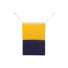 Pack Of 2] Letter K Cloth Nautical Alphabet Flag Decoration 20""
