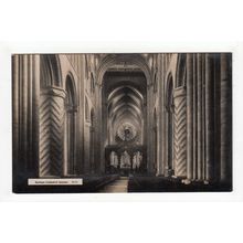 Durham Cathedral Interior Monarch Series Postcard RP R Johnston & Son 3015