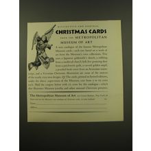 1961 Metropolitan Museum of Art Ad - Distinctive and unusual Christmas Cards