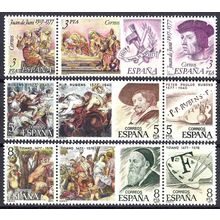 España. 1978. Mi # 2352/ 60. Centenarios. Rubens. Juan de Juni. Tiziano