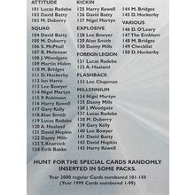 Futera's Leeds Utd 2000 Fans' Selection: Checklist - Card No. 149, Checklist
