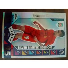 match attax 2016/17 silver limited edition card phillippe coutinho