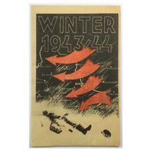Original WW2 Russian/Soviet Air Drop Leaflet. - No code [2826]. - 1943.