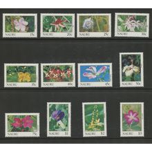 Nauru 380-392, 1991 Flowers, VF, MNH (NAU448)