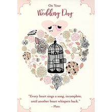 On Your Wedding Day - Wedding Greeting Card - 4249