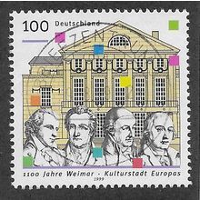 GER 1998 100pf '1100TH ANN OF WEIMAR' FINE USED (EBID54-604)