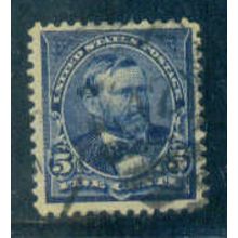 Used 281 5c Ulysses S. Grant Fine Plus M04874