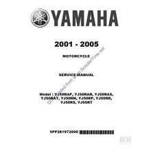 YAMAHA YJ50R SERVICE MANUAL 2001-2005 SCOOTER 228 PAGES IN ENGLISH