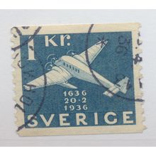Sweden Stamp Scott #262, Used, Triple Cancel