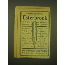 1902 Esterbrook Steel Pen Professional No. A1 Ad - The name is everything