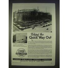 1940 Lehigh Cement Ad, Lafayette Building Washington DC