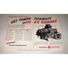 1950 General Electric DP Turbines Ad - Flexibility