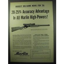 1956 Marlin 336 30/30 Regular Carbine Ad - Accuracy