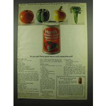 1974 Hunt's Tomato Sauce Special Ad - Stews Casseroles