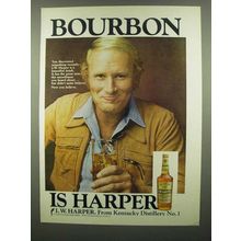 1974 I.W. Harper Bourbon Ad - Bourbon is Harper