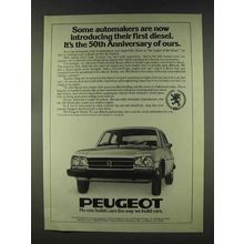 1978 Peugeot 504 Diesel Ad - 50th Anniversary