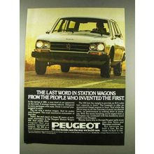 1978 Peugeot 504 Station Wagon Ad - The Last Word