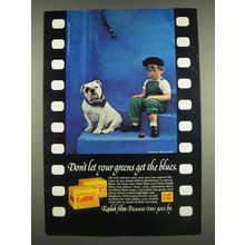 1985 Kodak Kodachrome 25 and 64 Films Ad - Don't Let Greens Get the Blues