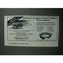 1989 Gallery One Ad - Wolves of the Crow by Bev Doolittle