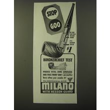 1947 Milano Pipe Advertisement - Stop Goo