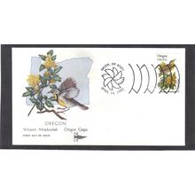 FDC Gill Craft 1989a 20c Meadowlark (Cachet-U/A) CV39889
