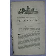 1868 Act of Parliament: supplying gas Llangonoyd etc.