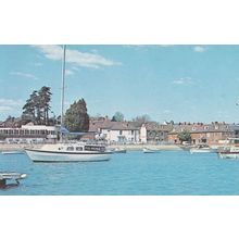 Palmena Ship in Hamble From The River Hampshire 1980s Postcard