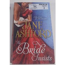 the bride insists by jane ashford 2014 paperback novel good