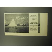 1957 The Cloister Resort Ad - A resort of distinction and unsurpassed beauty
