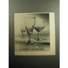 1957 Georg Jensen Advertisement - Louisa Glasses by Notajoe of Finland