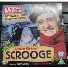 Scrooge DVD Promo The News Of The World Alastair Sim Christmas Childrens Rare
