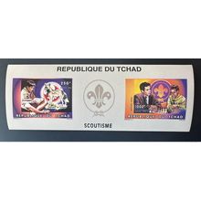 Tchad 1996 Mi. Bl. 258 B IMPERF ND Scoutisme Scouts Echecs Schach Kasparov