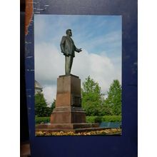 monument to mikhail kalinin moscow 1976 postcard