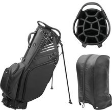 Golf Stand Bag 14 Way Full-Length Dividers with Stand, Lightweight Waterproof Go
