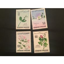 ICOLLECTZONE Tunisia 502, 507, 509 flowers VF NH