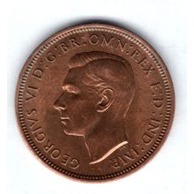Great Britain. George VI. Halfpenny 1937. dy19039