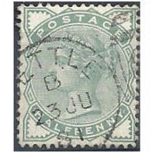 1880 SG165 1/2d Pale Green Fine Used .