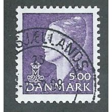 DEN 1997 5.00KR 'QUEEN MARGRETHE II' FINE USED (EBID43-062)