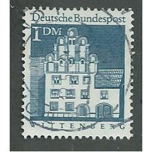 GER 1964 DM1.- 'CASTLES -WITTENBERG' FINE USED (EBID43-184)