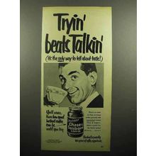 1952 Chase & Sanborn Instant Coffee Ad - Beats Talkin'