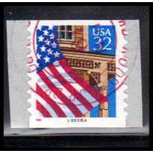 Used 2915A 32c U.S. Flag Over Porch Fine CNS 66666A 10x10 P/UL PA6052