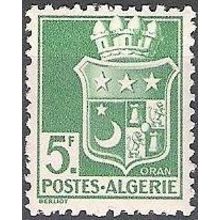 Algérie 1942 Michel 193IA Neuf ** Cote (2005) 0.90 € Armoirie Oran