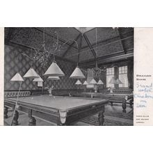 Billiard Room Grand Hotel Clacton On Sea Essex Old Postcard