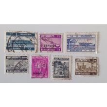 Lot of 7 CTO stamps from Bangladesh of varied themes