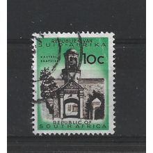 SouthAfrica.SG206 10c Cape Town Castle Entrance.Variety Unchecked.F/Used.Aug25c
