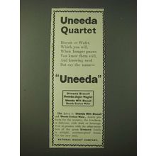 1900 National Biscuit Company Nabisco Ad - Uneeda Quartet