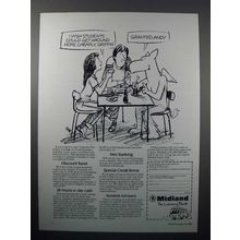1984 Midland Bank Ad - Get Around Cheaply, Griffin