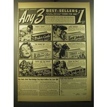 1950 Doubleday One Dollar Book Club Ad - Take your choice!