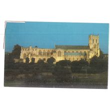 CHRISTCHURCH PRIORY, Bournemouth, Dorset used postcard Colourmaster 1983 pm =