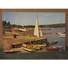 SALTERNS QUAY. HAYLING ISLAND, HAMPSHIRE .. used postcard 1965 postmark =